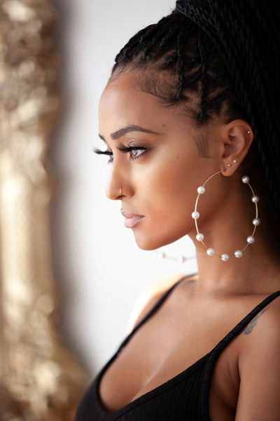 Pearl Hoops