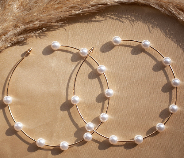Pearl Hoops