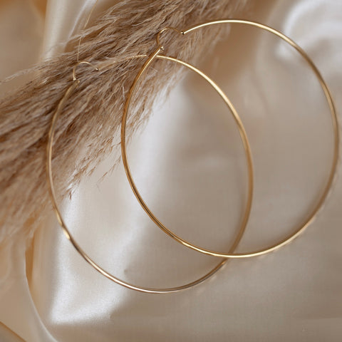 Marseille Gold Hoops